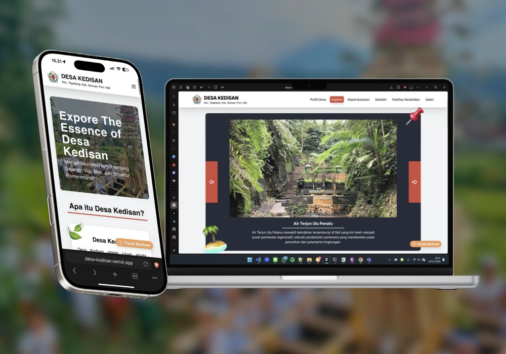 Desa Kedisan Tourism Portal image preview